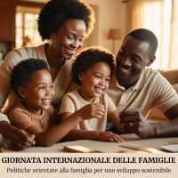 Le Famiglie e il futuro sostenibile. Una famiglia serena.
