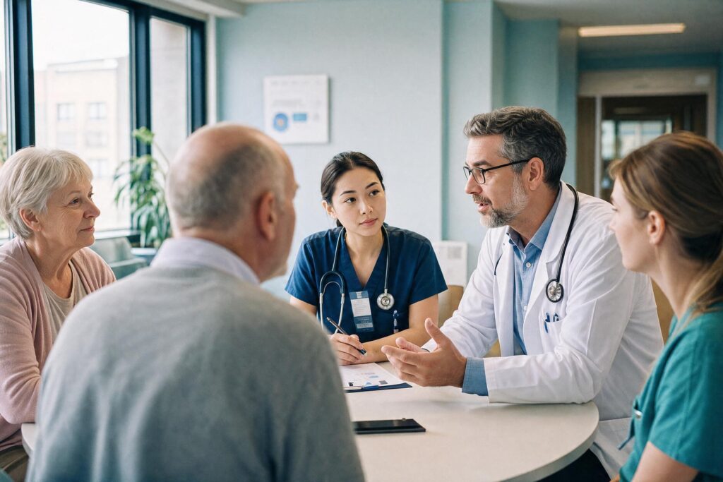 Ecosistemi sanitari migliori attraverso il confronto tra professionisti sanitari, pazienti e familiari.